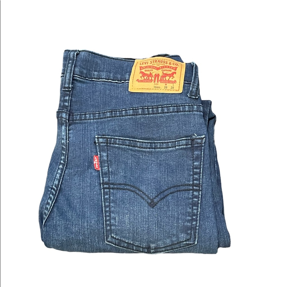 Boys Levi 512 slim taper jeans